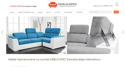 Desktop Screenshot of meble-kalwaryjskie.pl